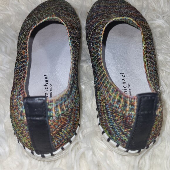 ERIC MICHAEL Lucy Tan Mosaic Slip On Size 37 EU / 6.5 - 7 US - Picture 6 of 9